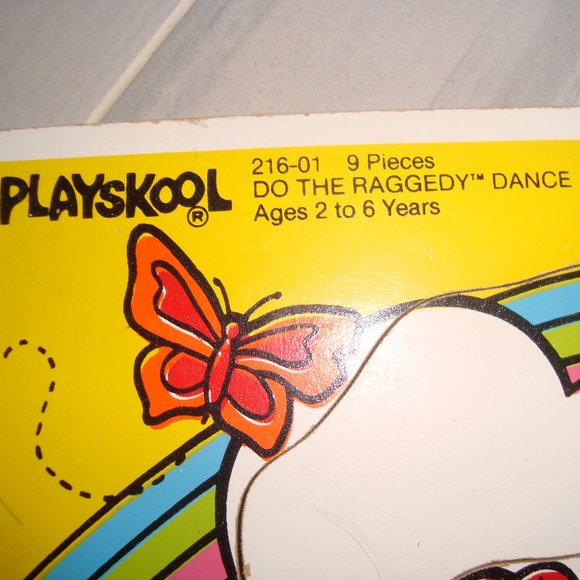 Set of 2 Puzzles - Raggedy Ann & Andy Puzzle & Duck Wood Puzzle Playskool - Picture 5 of 9